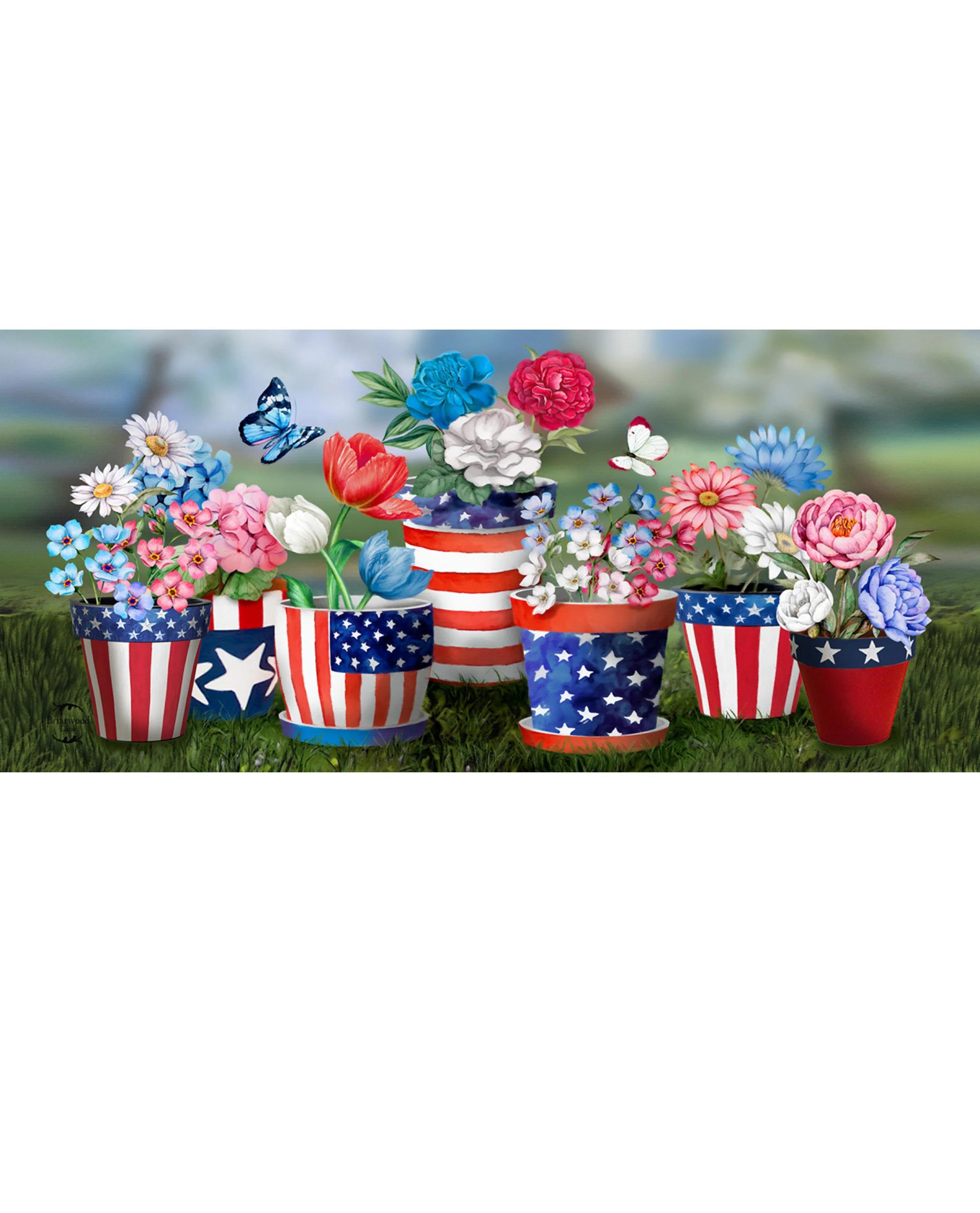 America In Bloom Mini Mat