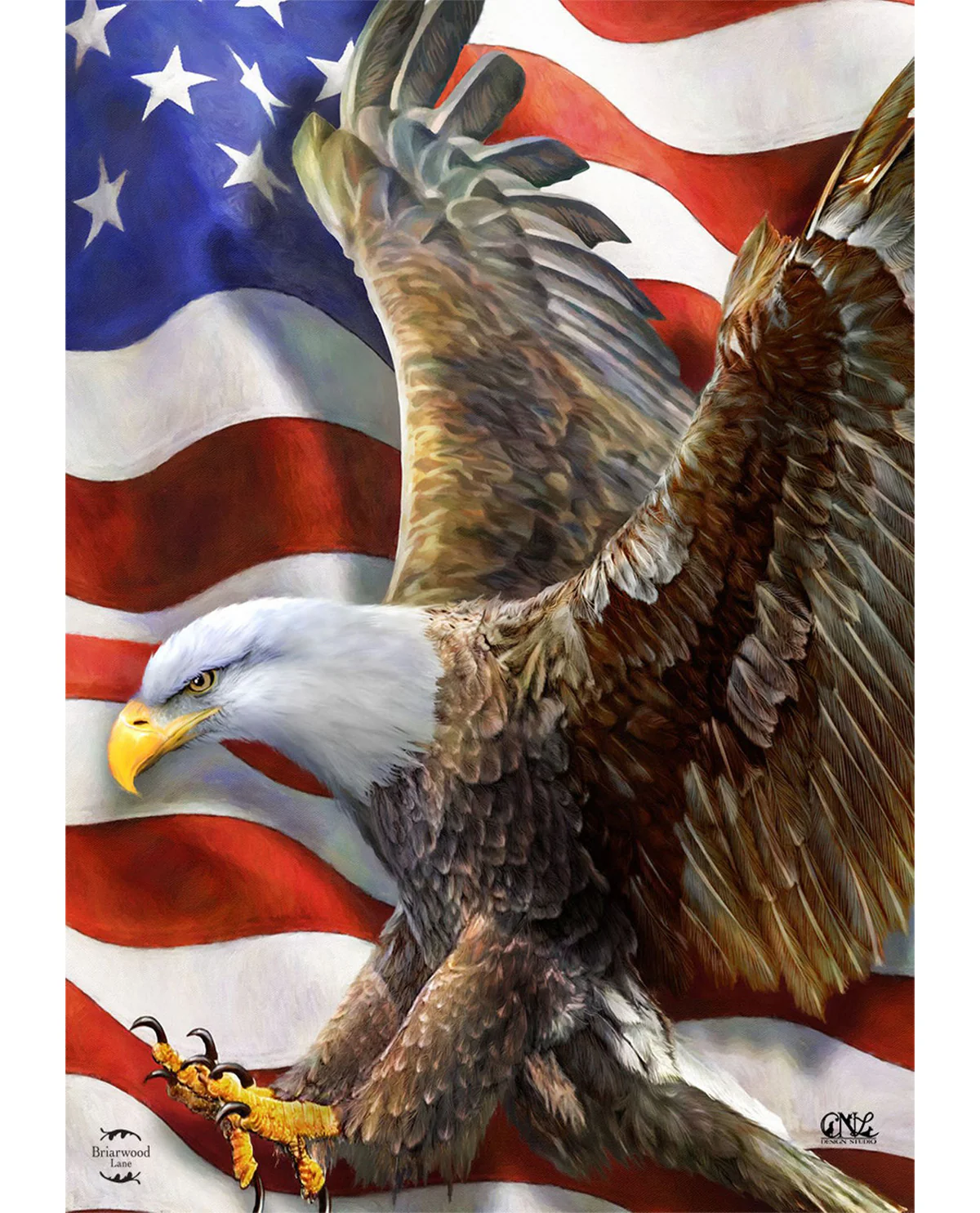 American Freedom Eagle Garden Flag