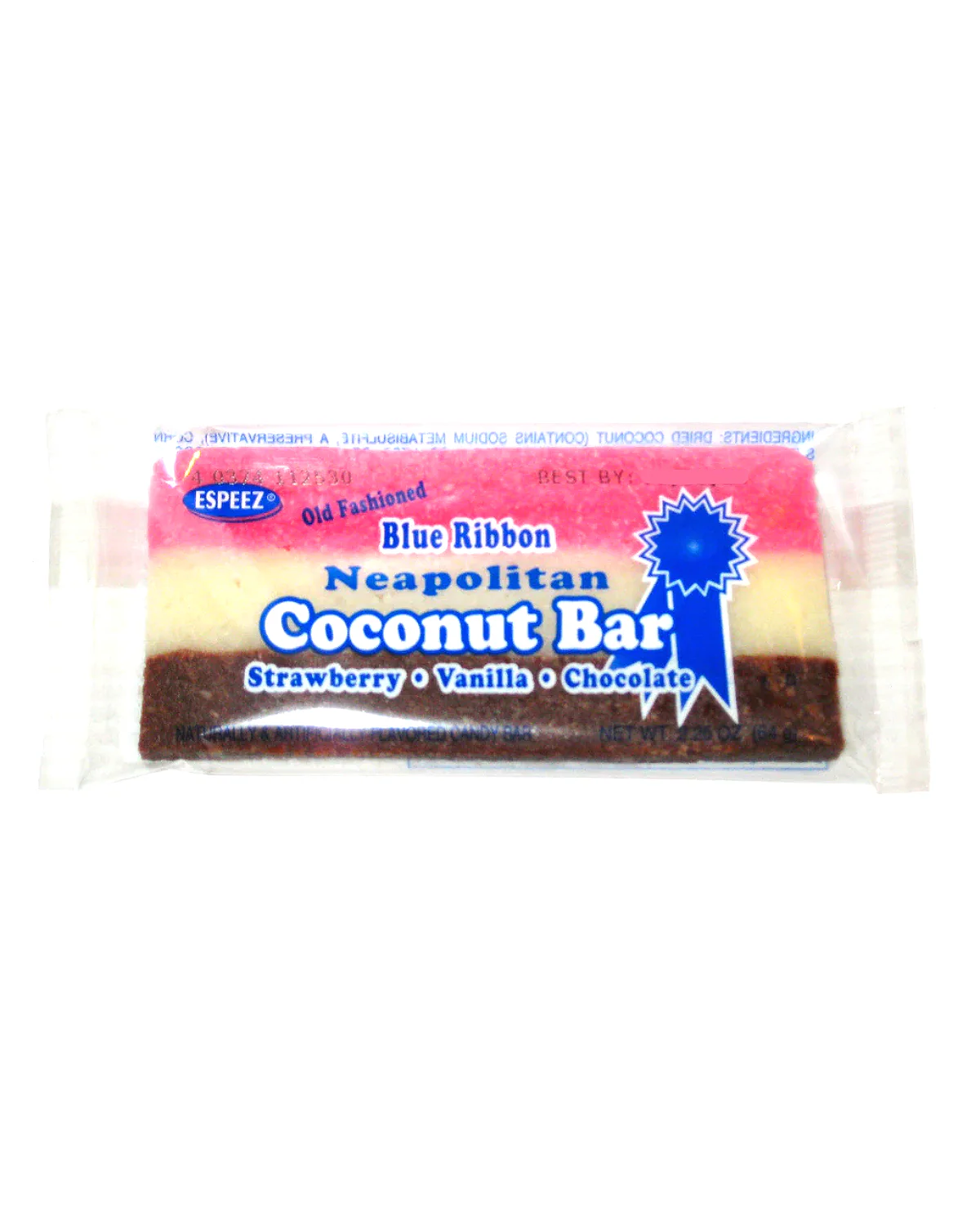 Blue Ribbon Neapolitan Coconut Bar