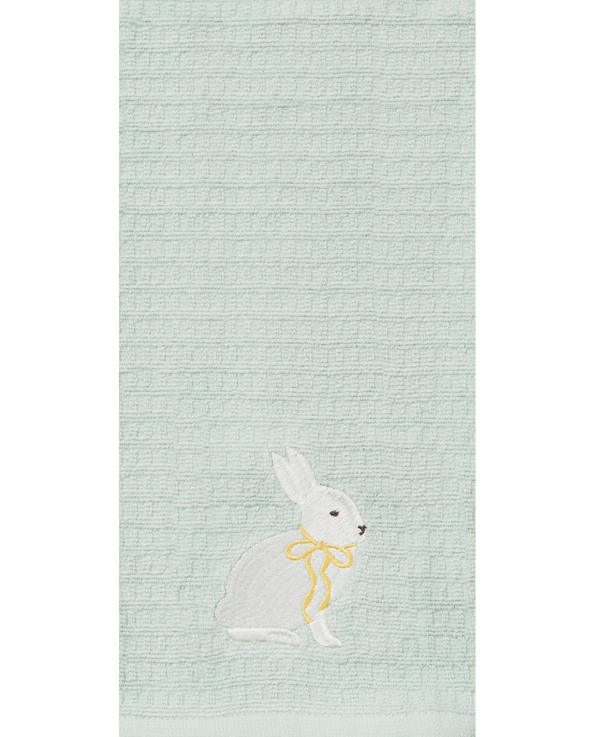 Bow Bunny Waffle Kitchen Towel