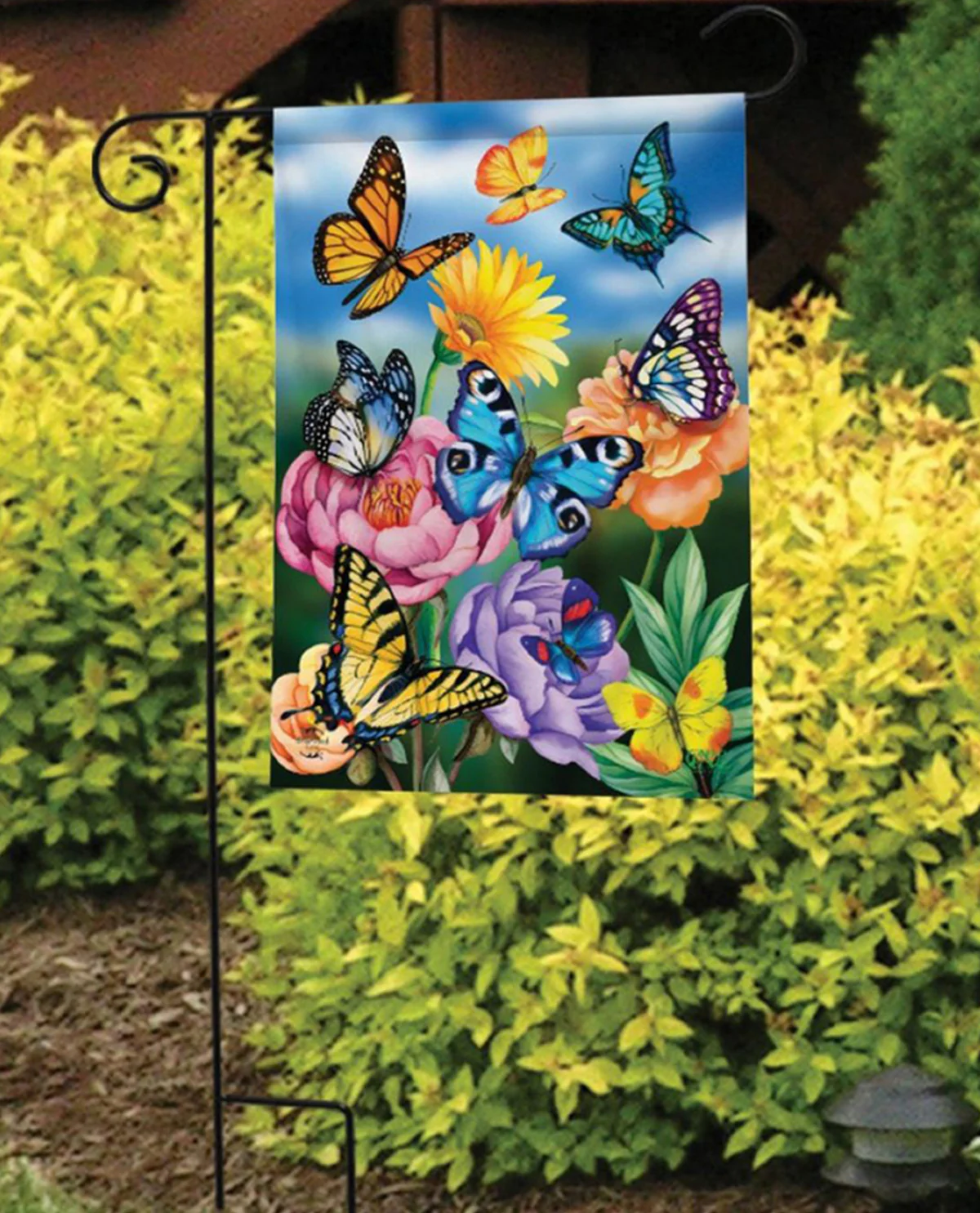 Spring Butterflies Garden Flag - Image 2