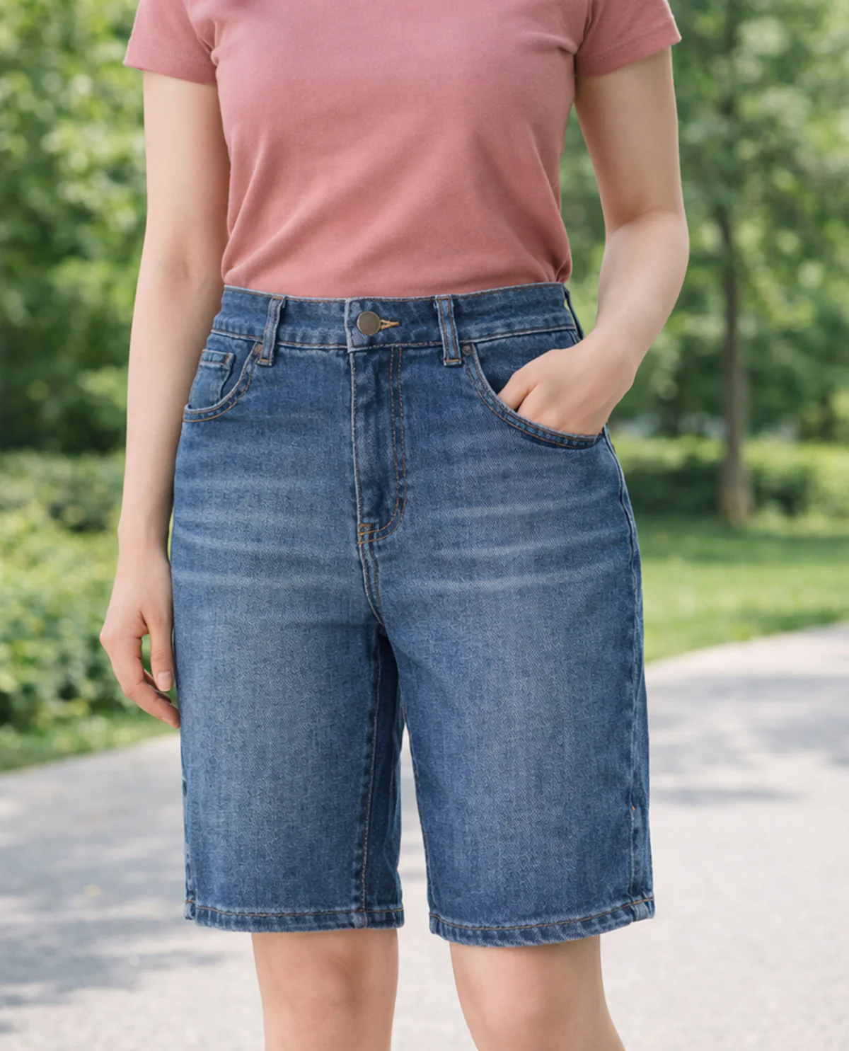 D Jeans 10" Bermuda Short Dark Nova