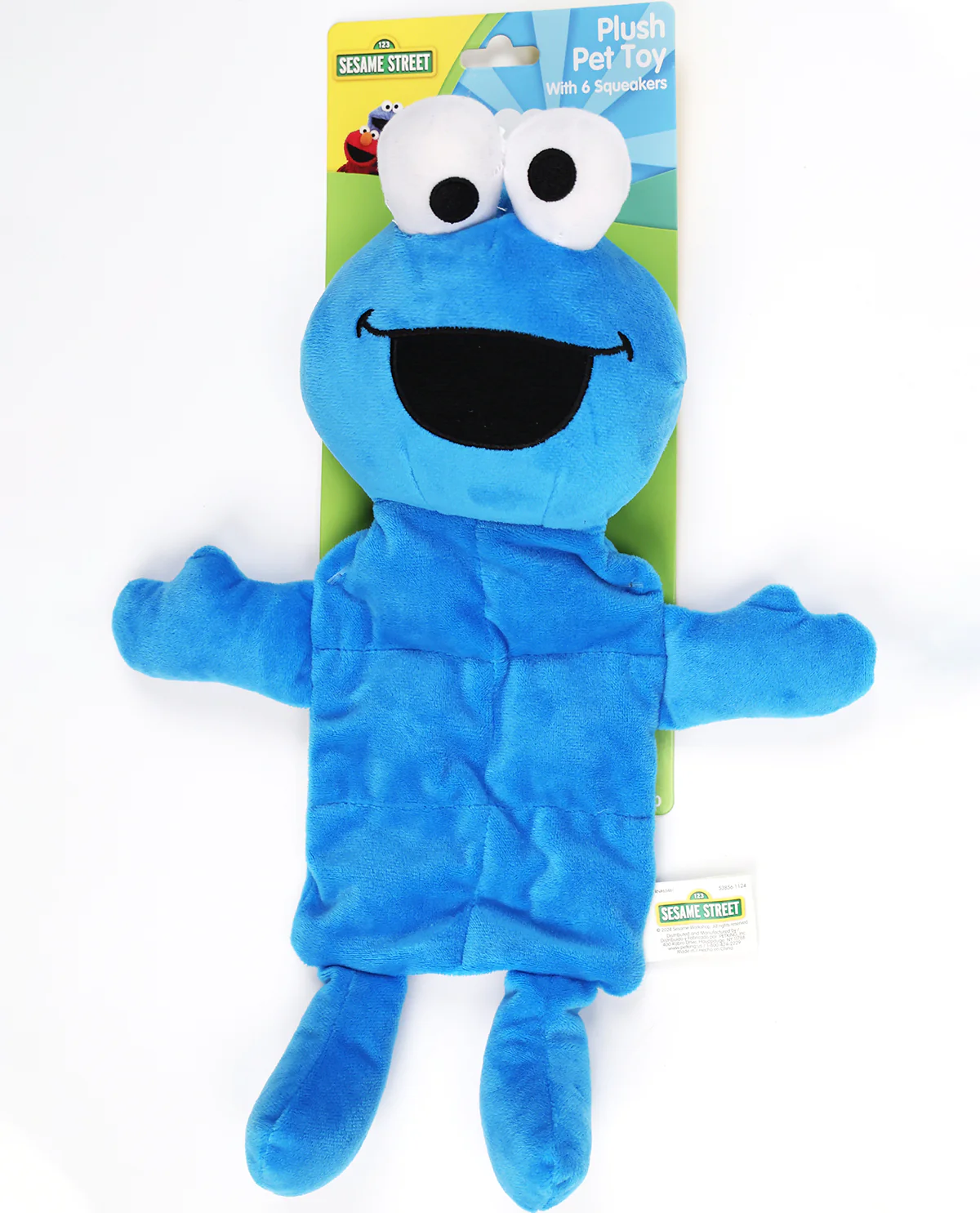 Elmo/ Cookie Monster/ Big Bird 6 Squeaker Pet Toy
