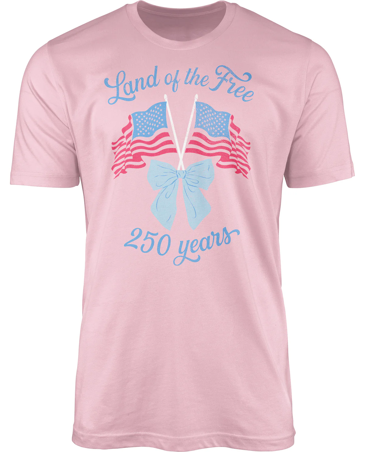 Missy Flags and Bows Short Sleeve Screen Tee