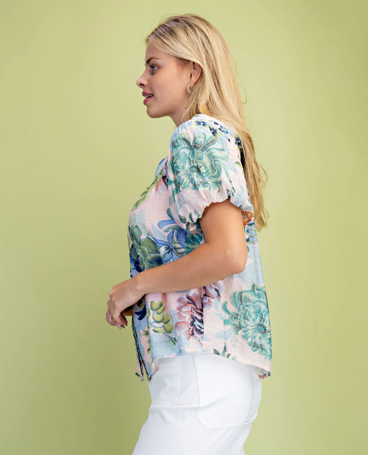 Gigio Print Button Down Top - Image 4