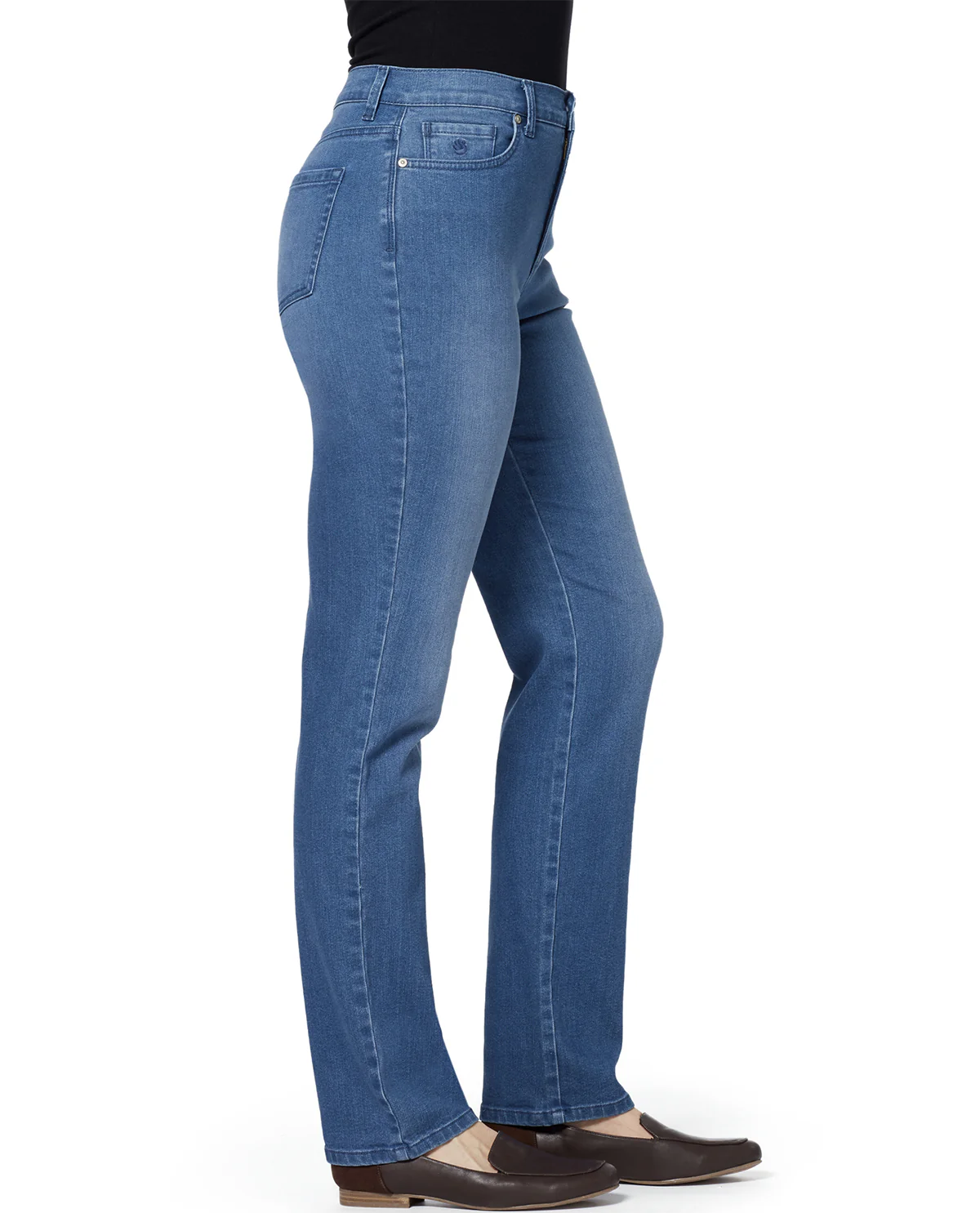 Gloria Vanderbilt Amanda Frisco Short Jean Blue - Image 2