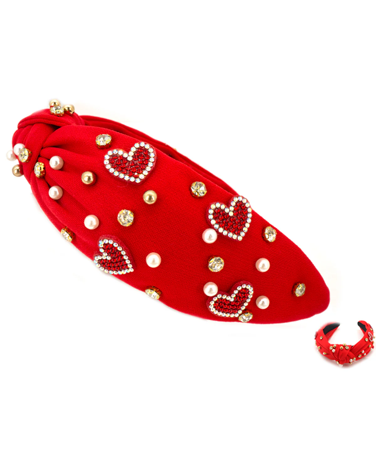 Heart & Pearls Headband