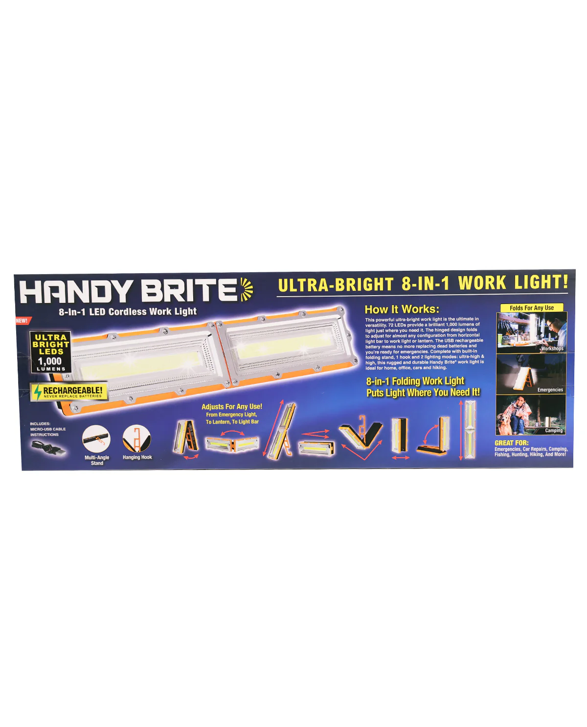 Handy Brite LED Cordless Light - Image 2