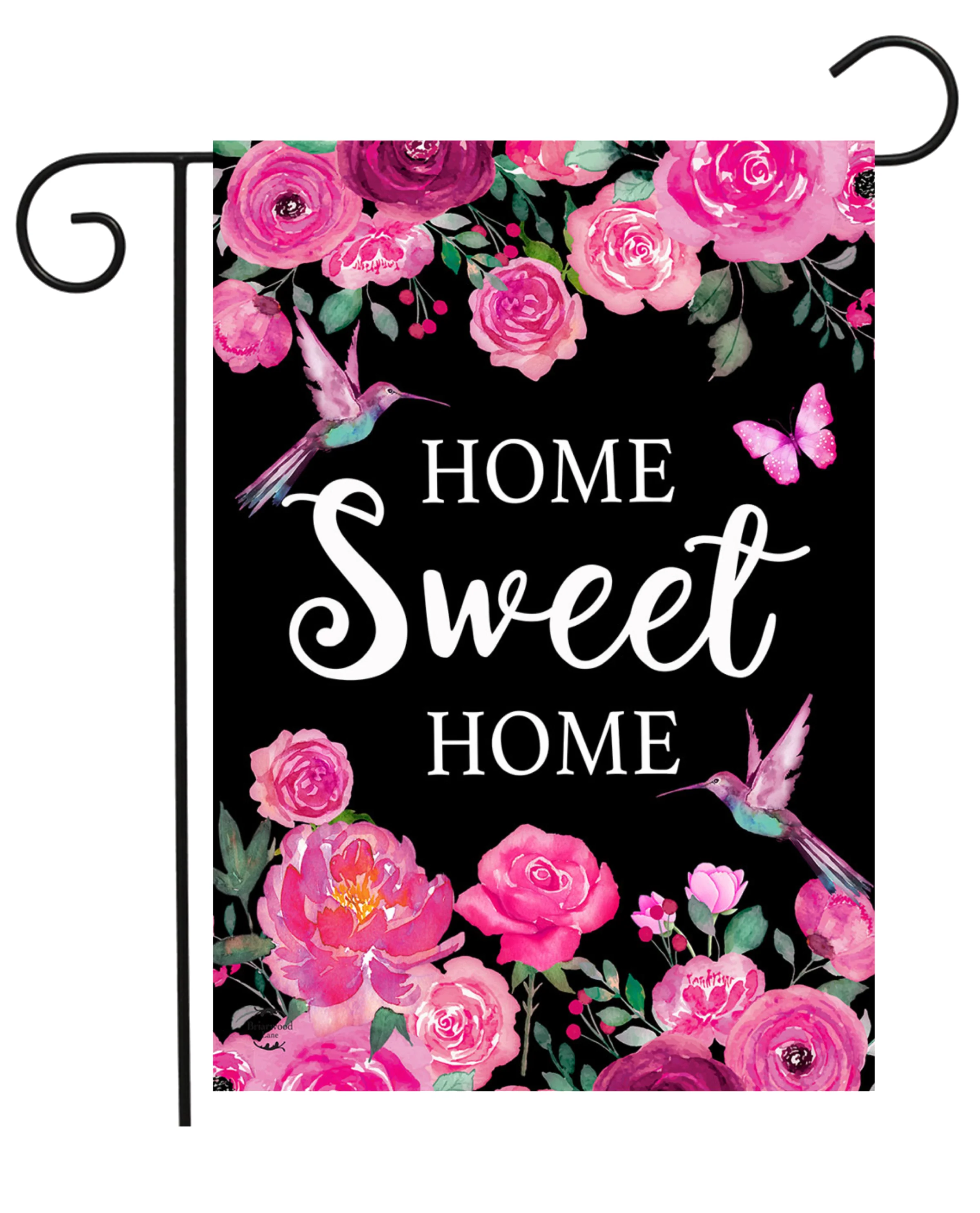Home Sweet Home Hummingbird Garden Flag