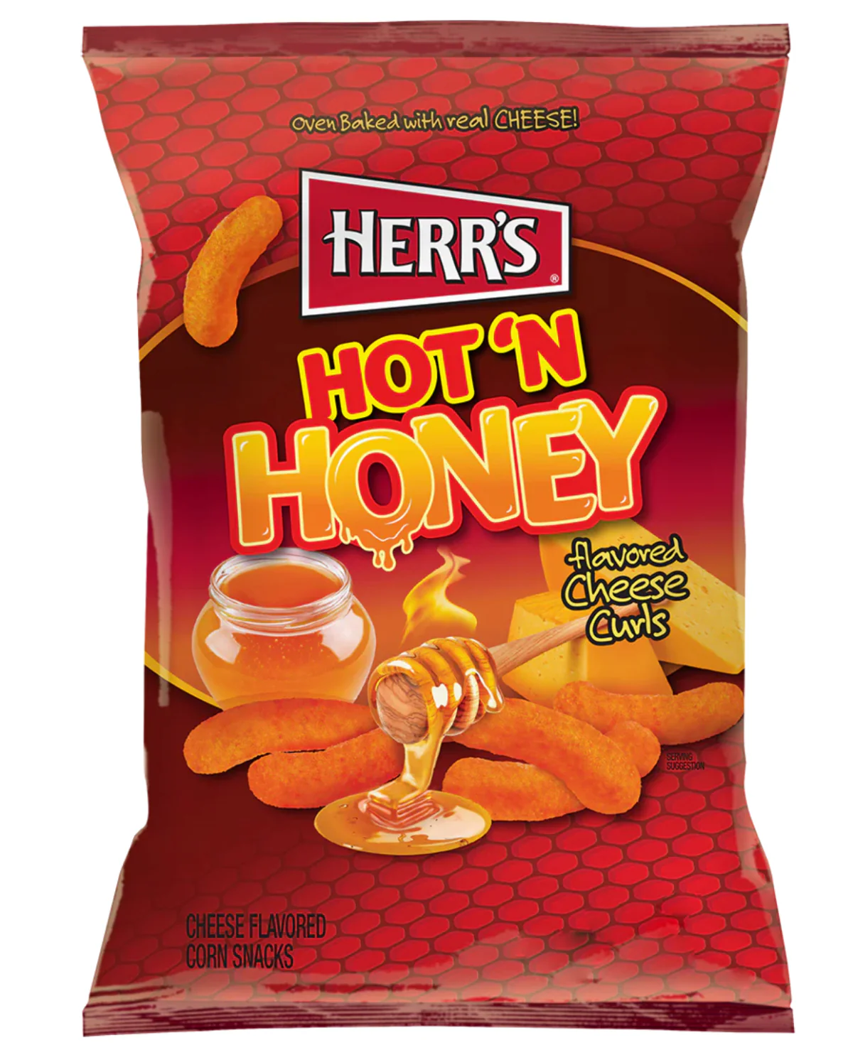 Hot 'N Honey Cheese Puffs