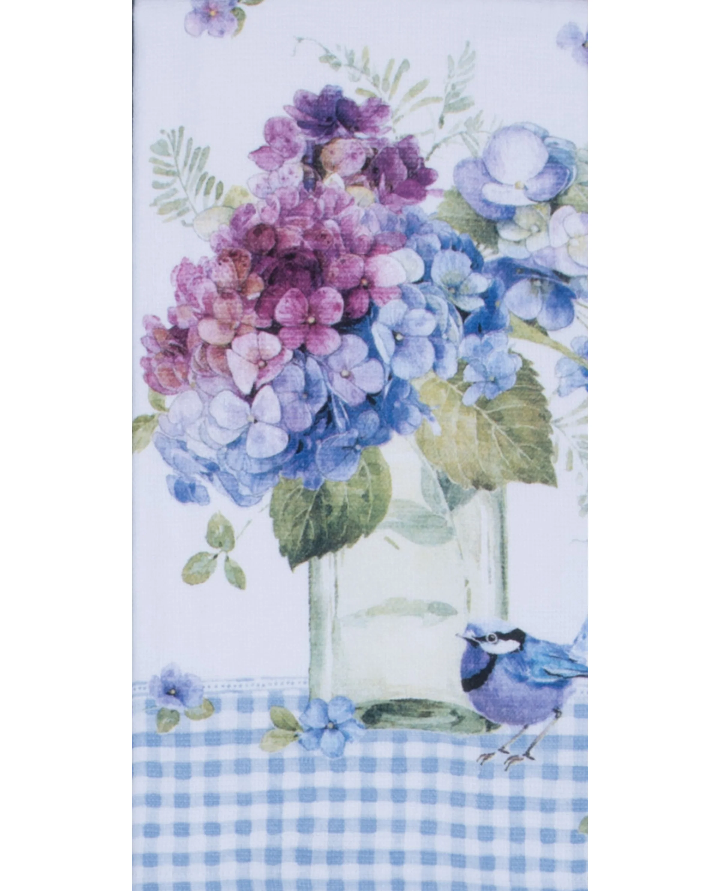Hydrangea Vase Terry Towel