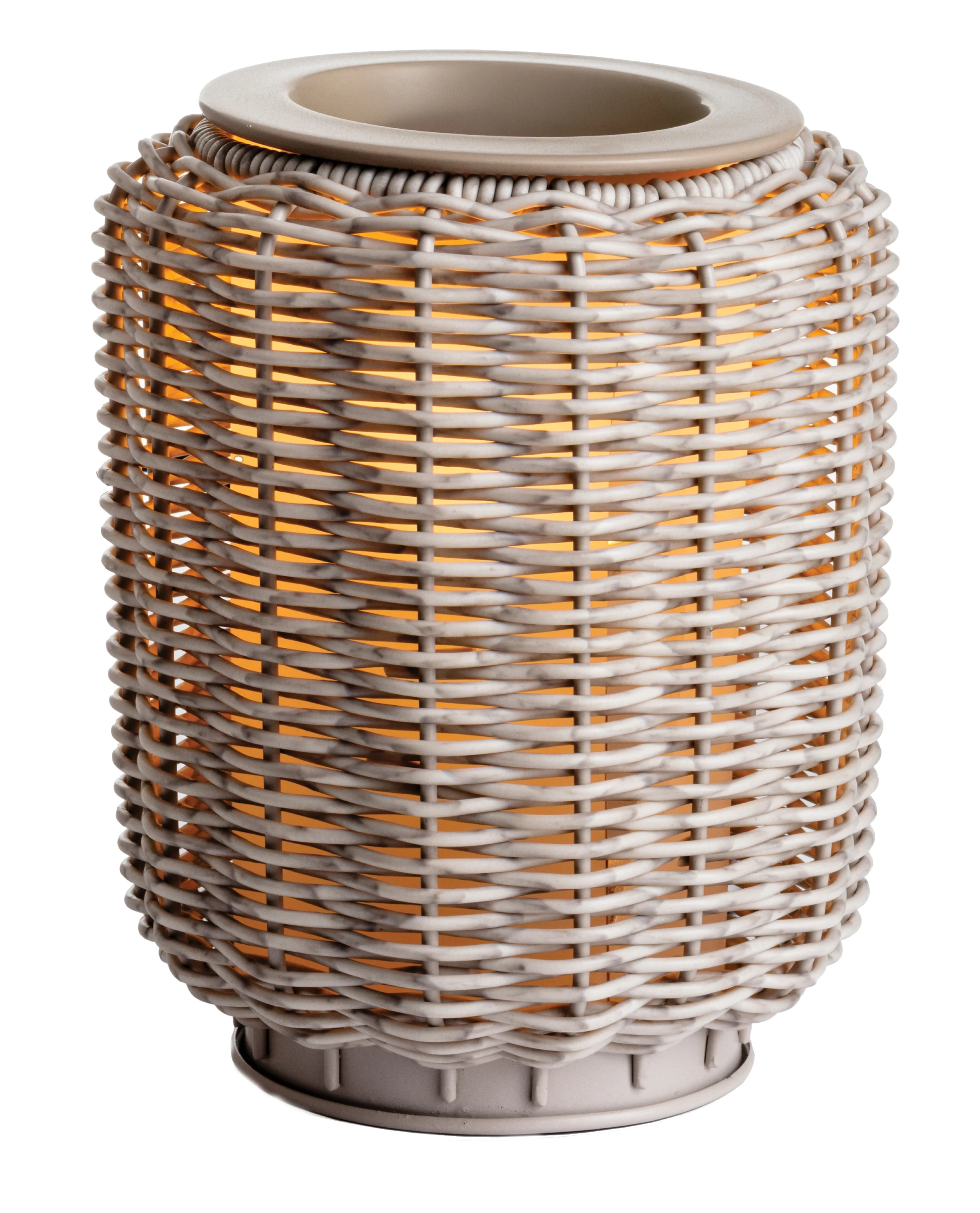 Wicker Grey Illumination Fragrance Warmer