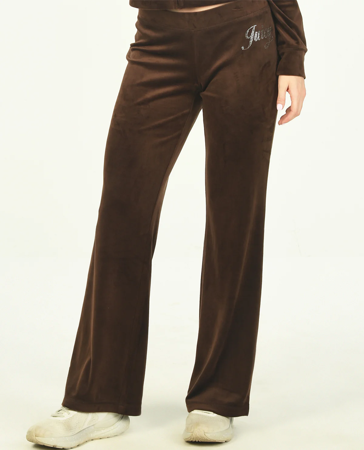 Juicy Velour Pant with Rhinestone Script