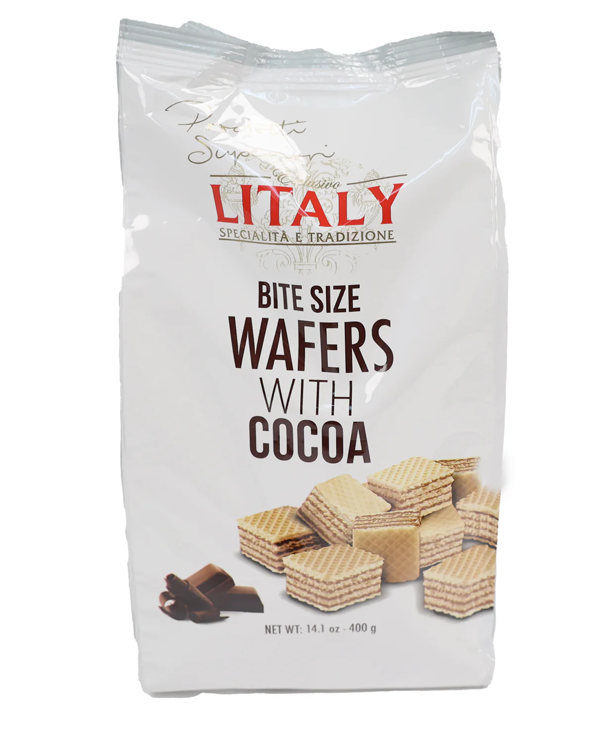 Litaly Bite Size Wafers - Cocoa