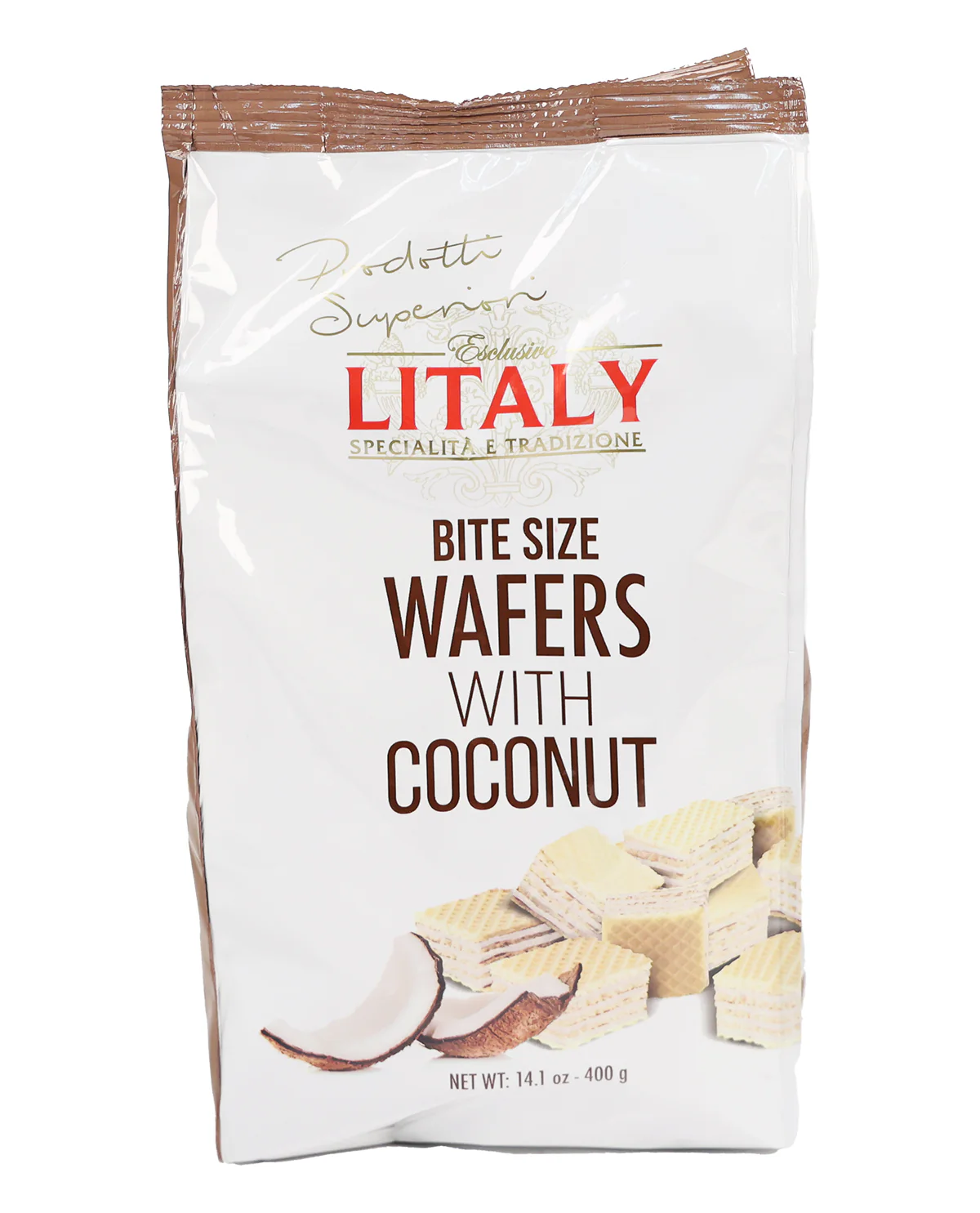 Litaly Bite Size Wafers - Coconut