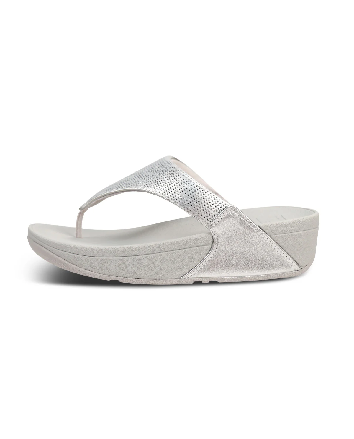 Fitflop Lulu Toe-post Sandal Silver