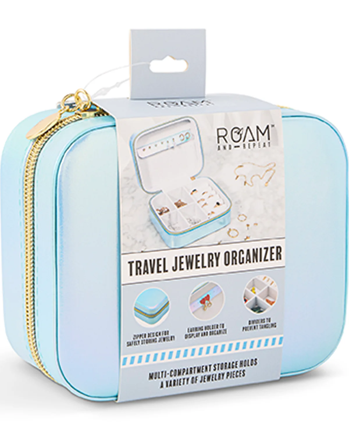 Mini Rectangle Travel Organizer Lt Blue