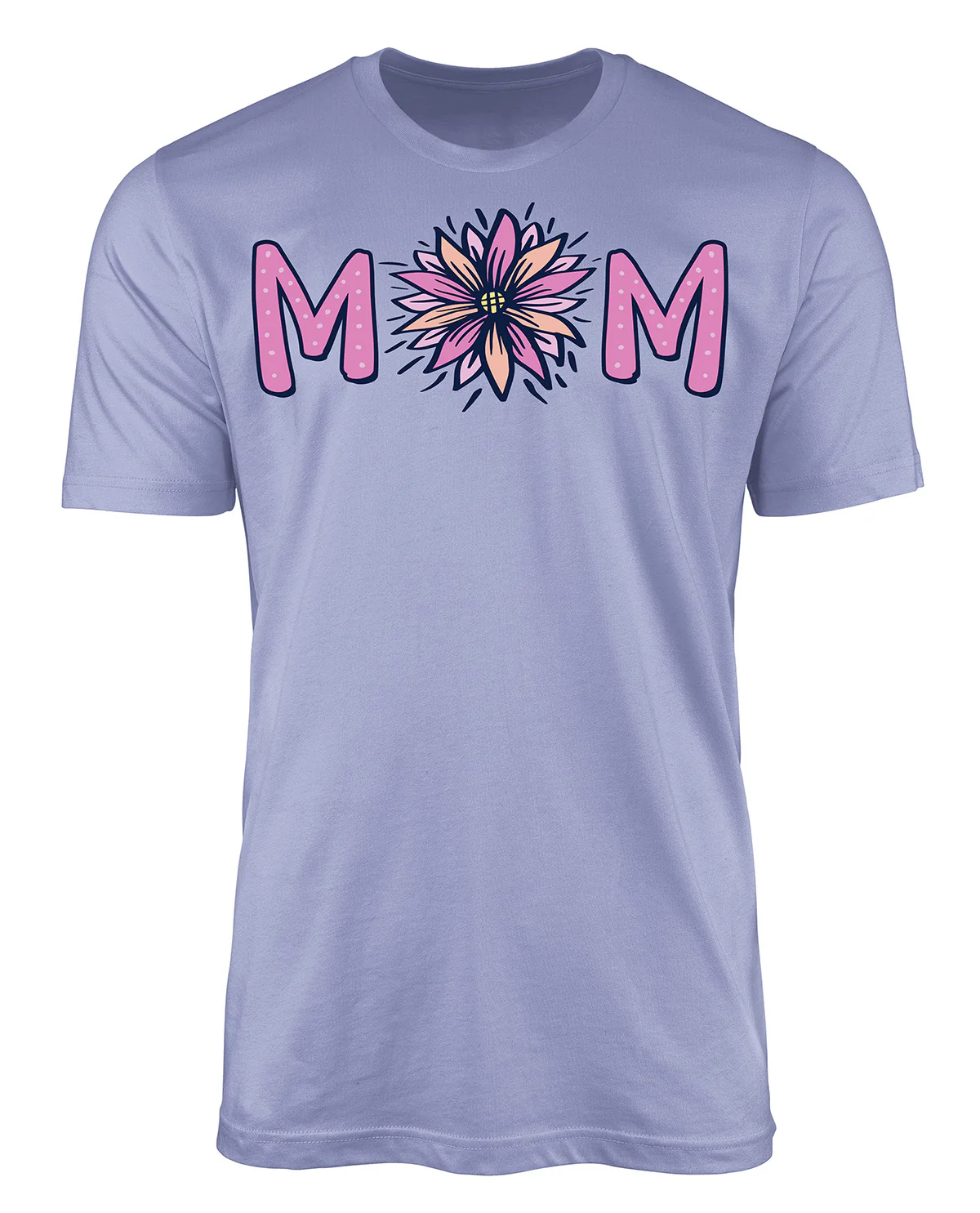 Mom Burst Short Sleeve Screen Tee Violet