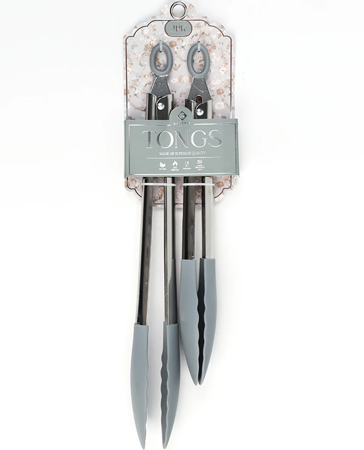 Monument-2pc 11.5in/14in Silicone Tongs