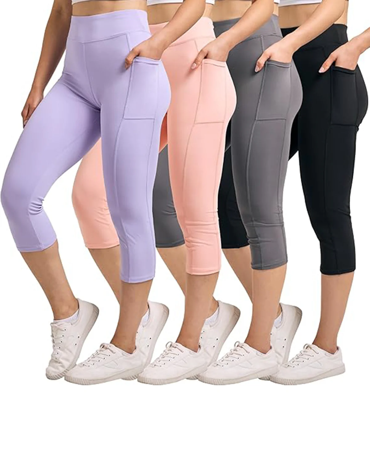 Real Essentials Capris With Pockets