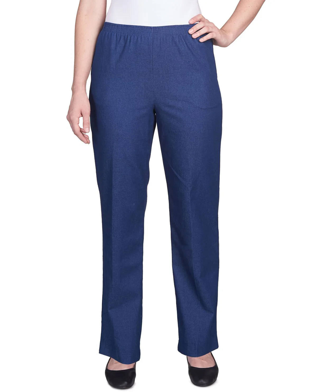 Alfred Dunner Petite Denim Pant Average