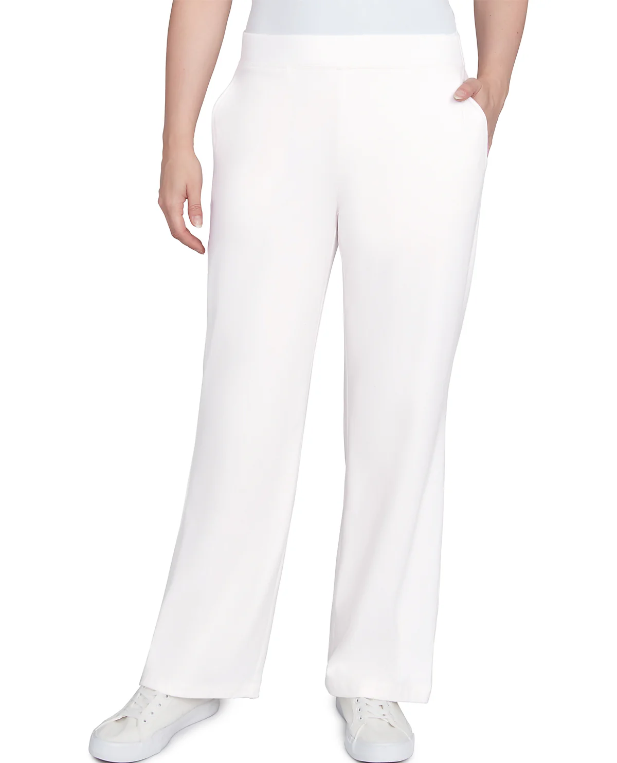 Ruby Road Missy Casual Luxe Pullon Luxe Rib Straight Pant - Image 2