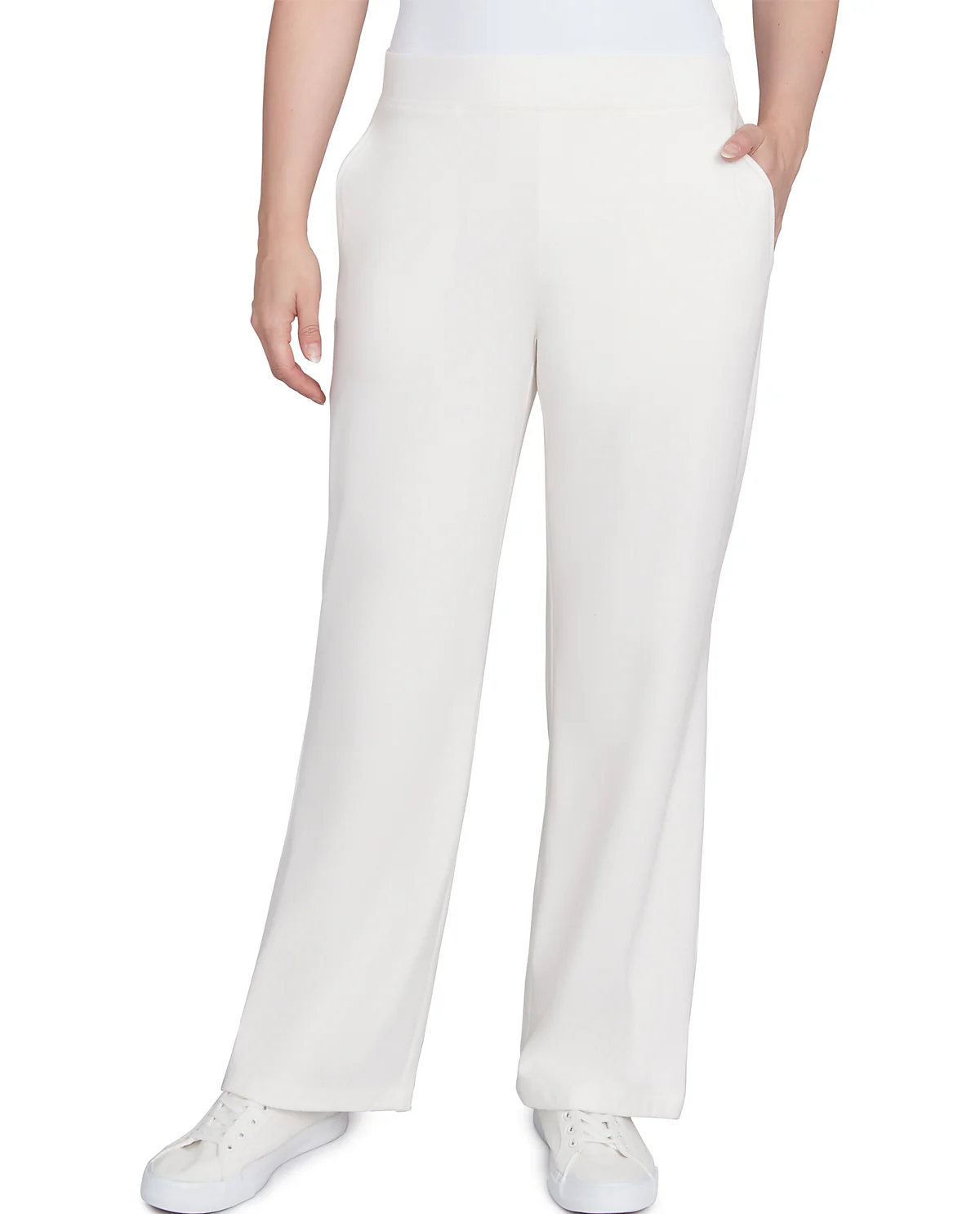 Ruby Road Missy Casual Luxe Pullon Luxe Rib Straight Pant - Image 4