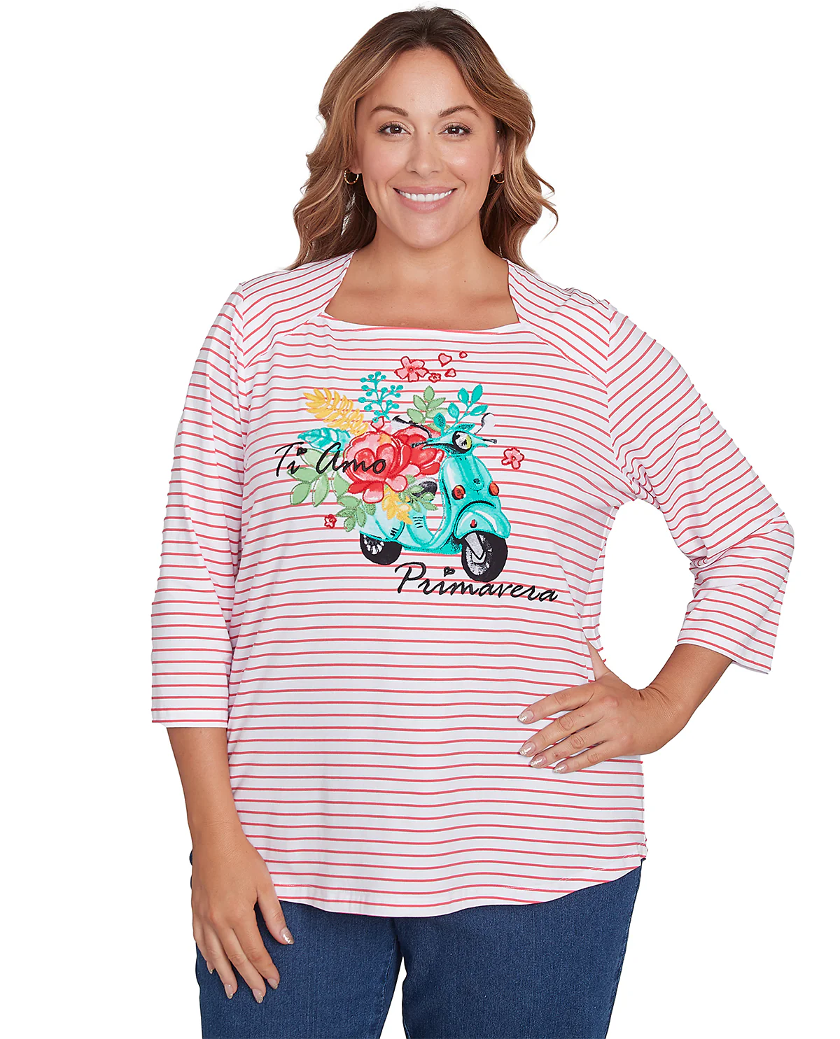 Ruby Road Women's Must Haves Ti Amo Knit Top