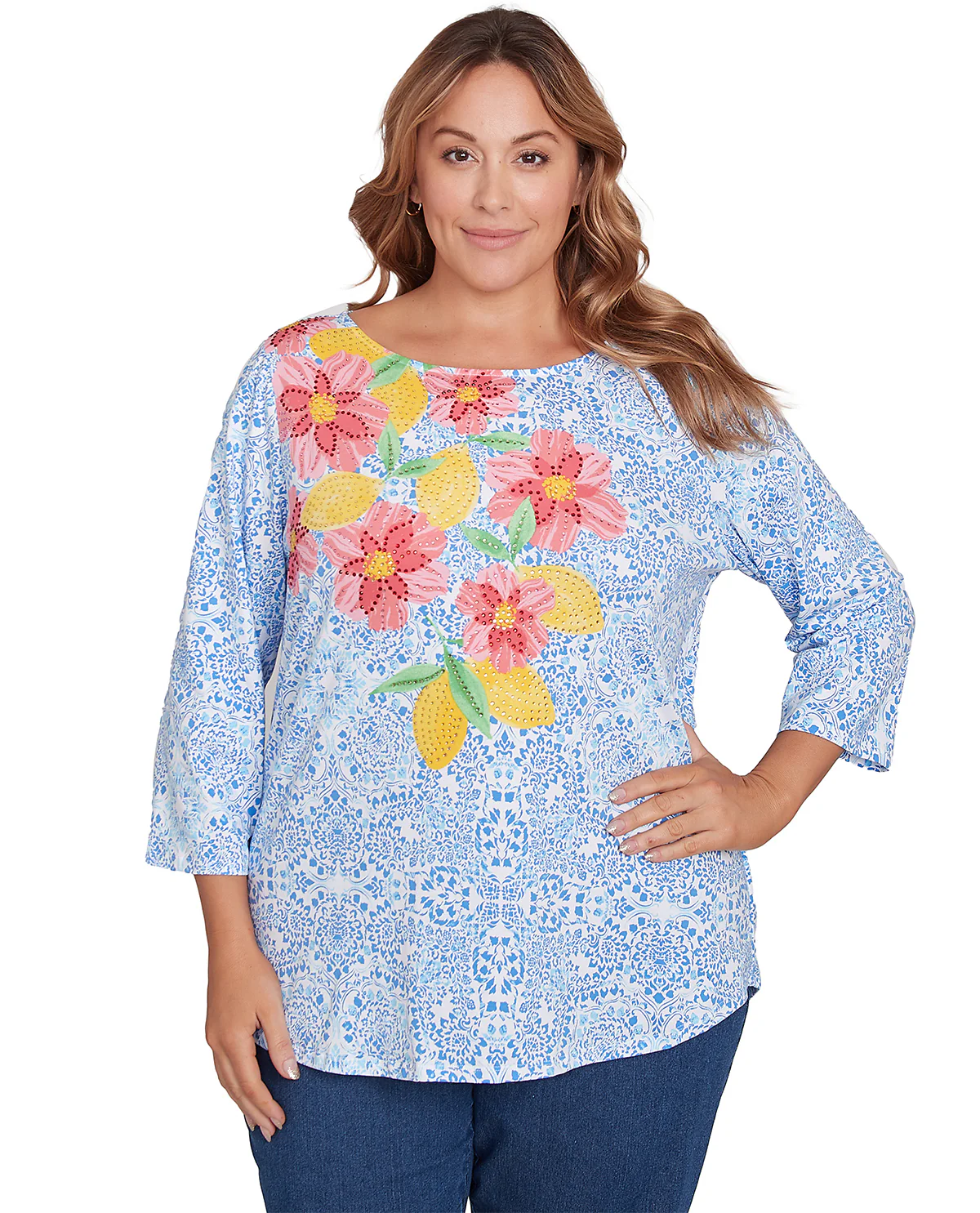 Ruby Road Womens Must Haves Spring Knit Top