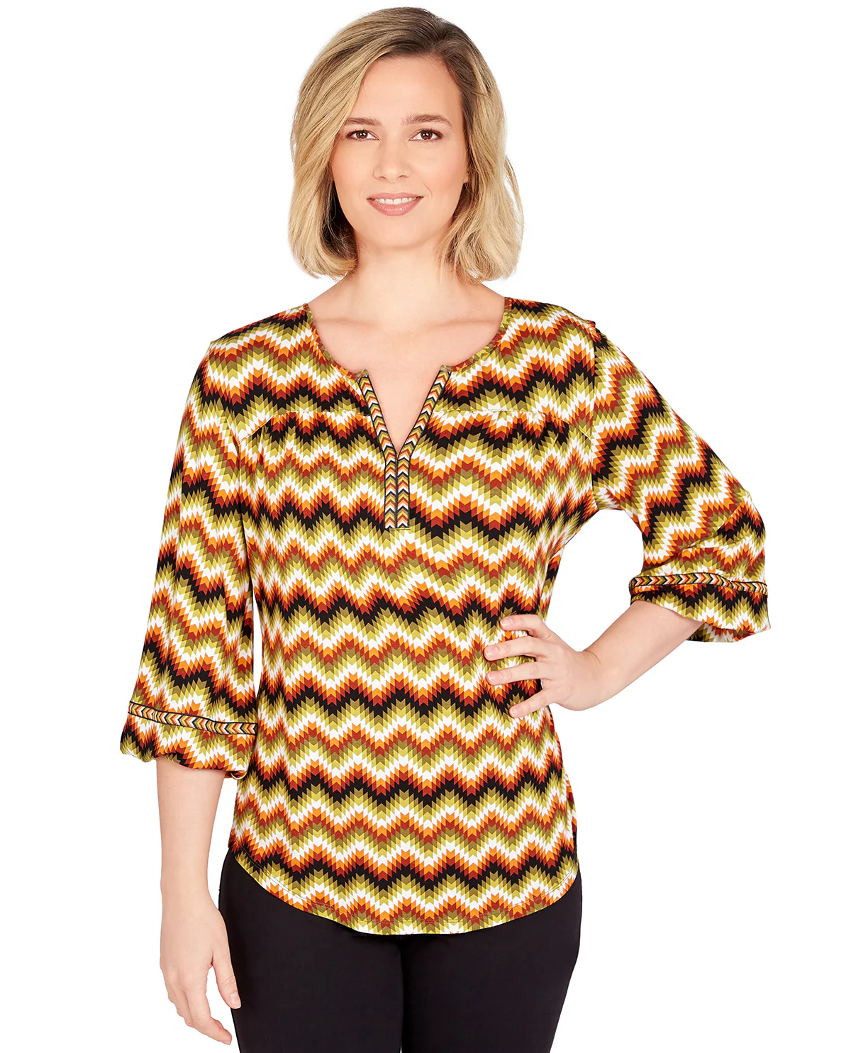 Ruby Road Meet Me in Tahiti Knit Top