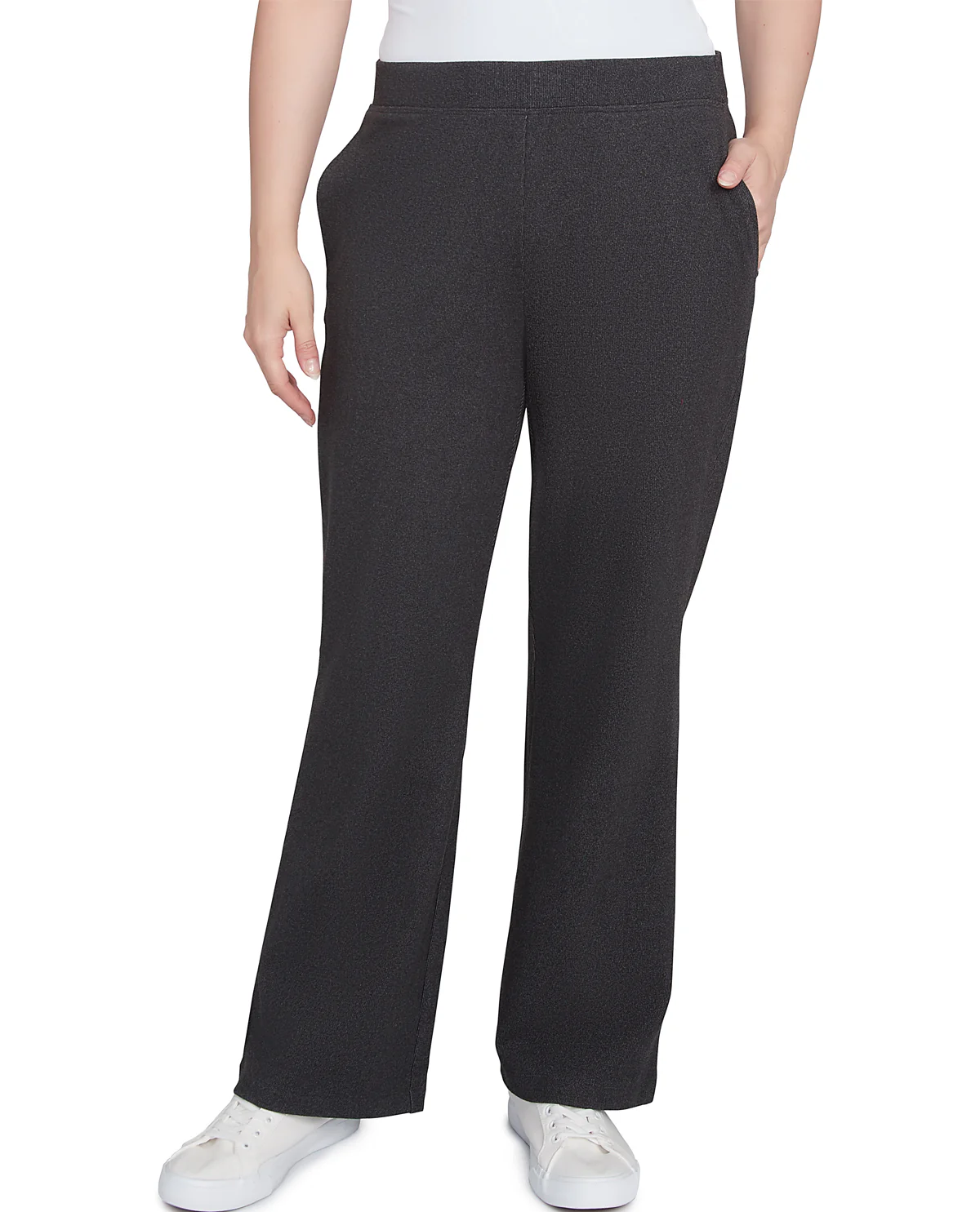 Ruby Road Casual Luxe Pullon Rib Straight Pant - Image 3