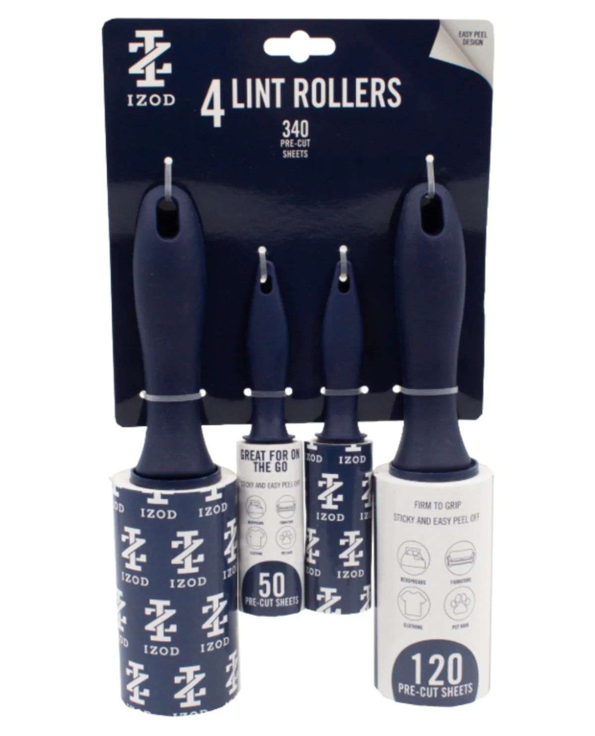 IZOD Lint Rollers (Set Of Four, Two Small, Two Large)