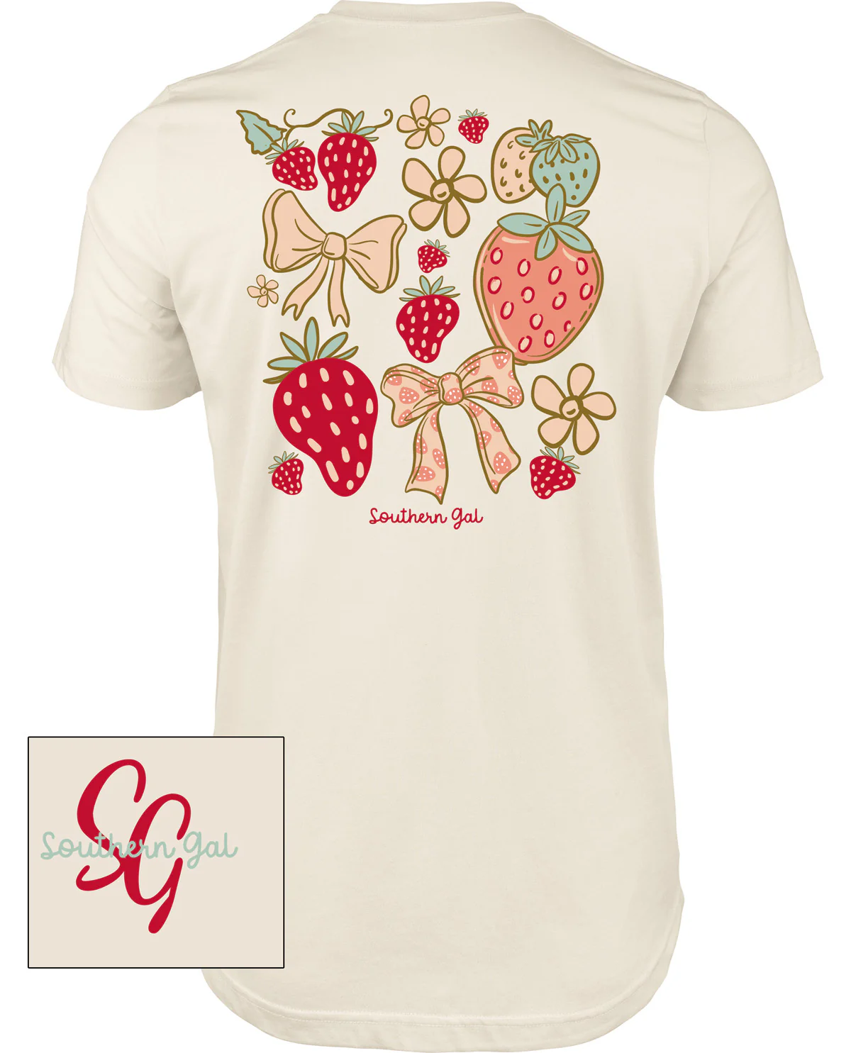 Southern Gal Missy Patch Short Sleeve Screen Tee