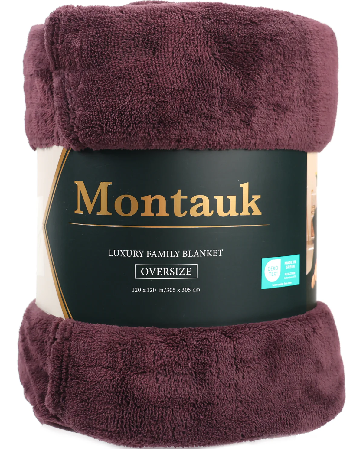 Montauk Solid Luxury Shearling Family Blanket
