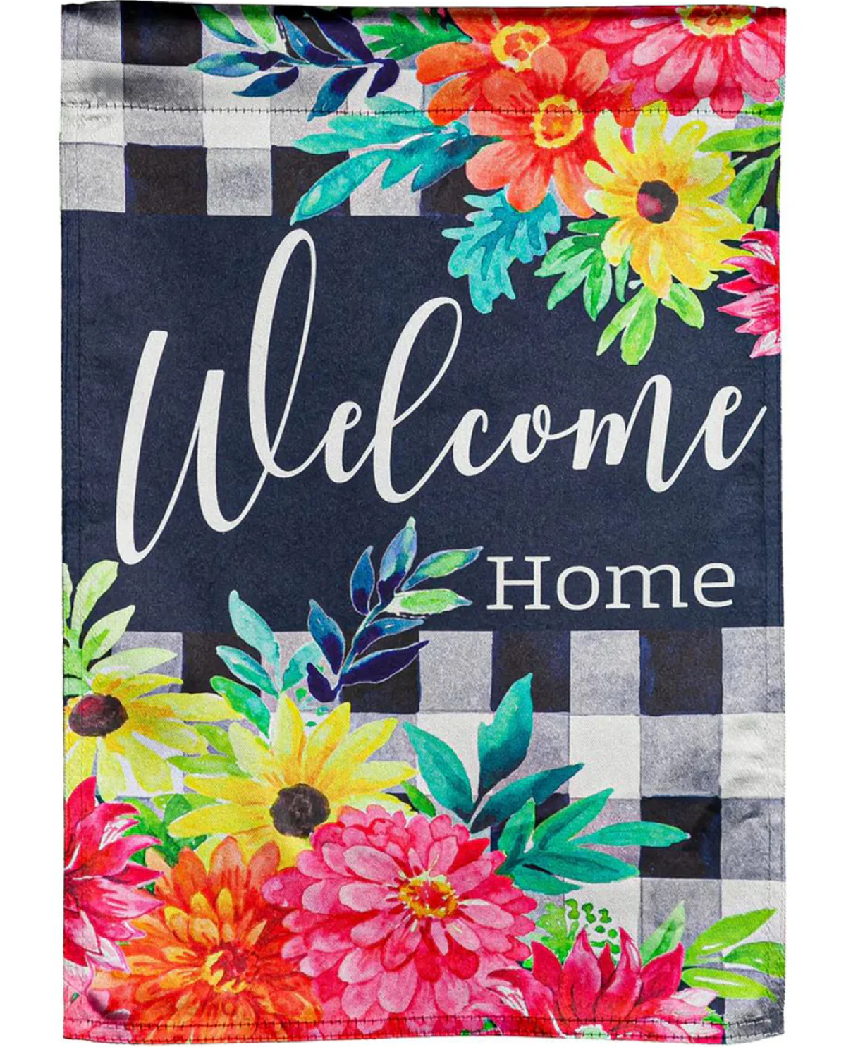 Summer Bloom Garden Lustre Flag