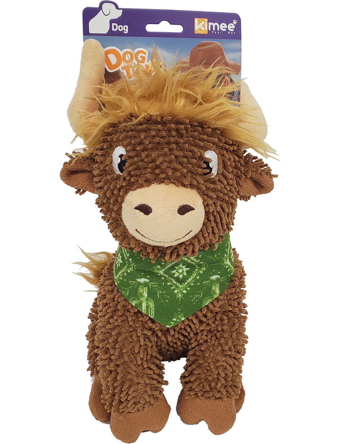 Highland Cow Dog Toy